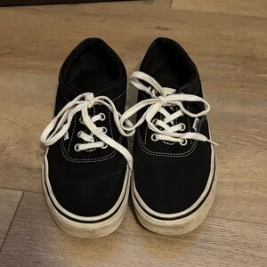 Black Canvas Sneakers